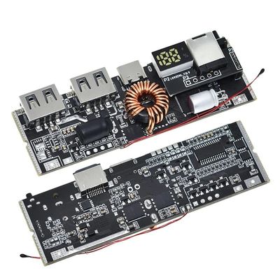 QC4.0 QC3.0 LED Dual USB PD Power Bank 18650 Módulo de carregamento com controlo de temperatura
