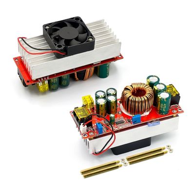 1800W 40A DC-DC Voltagem constante Conversor de impulso de corrente constante impulsiona 10-60V por ventilador para 12-90V