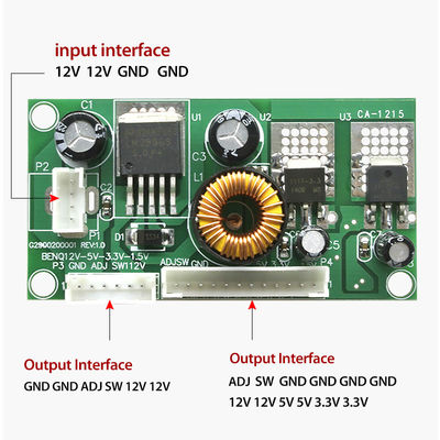 Creatall CA 1215 Ferramenta de Reparo de LCD Step Down DC-DC LED TV Voltage Switch Conversor Board LED Power Supply