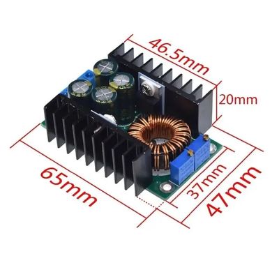 DC-DC 9A 300W Buck Converter 150W Boost Converter 5-40v para 1.2-35v Modulo de energia Step Down Converter