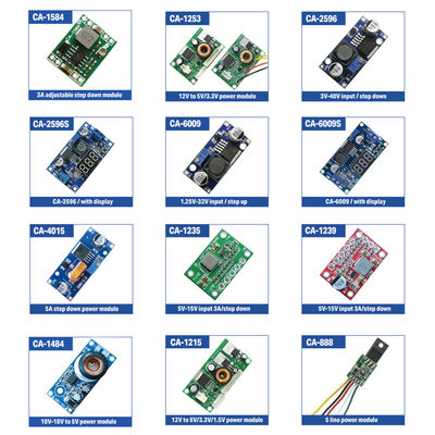 DC-DC Step Down Power Module LM2596S 4.0-40 a 1.3-37V para aplicações industriais