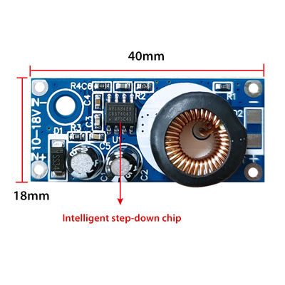 Conversor CC-DC Voltagem descendente placa de circuito PCB 10-18V módulo de alimentação IC