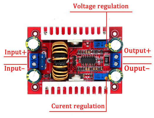 3-5V DC 400W 15A Step-up LED Driver Charger Modulo de alimentação para aumento de tensão