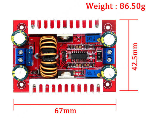3-5V DC 400W 15A Step-up LED Driver Charger Modulo de alimentação para aumento de tensão