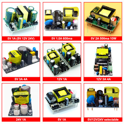 200V a 5V/9V/12V 500mA/700mA/800mA/300mA/1A Modulo de alimentação do interruptor isolado AC-DC Step Down