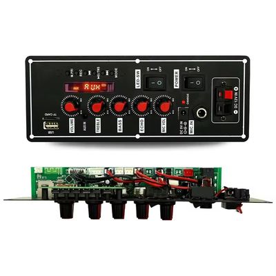 Microfone sem fio com rádio FM e placa de amplificador de decodificador Bt