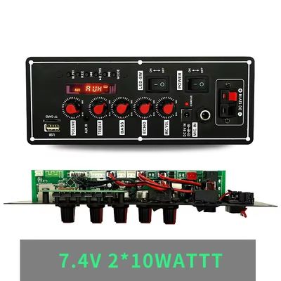 Microfone sem fio com rádio FM e placa de amplificador de decodificador Bt