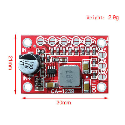 Módulo de energia Step Down CA-1239 Conversor Buck ajustável 5-15V Entrada 1.25V/1.5V/1.8V/2.5V/3.3V/5V Saída