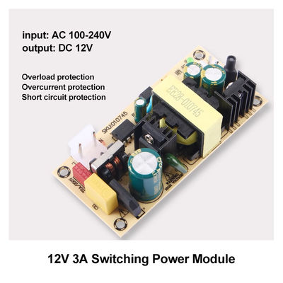 Montar de placa de conversor AC/DC 12V3A/24V1.5A Módulo de alimentação para montagem padrão
