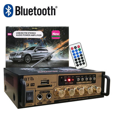 Home Audio Amplifier Mini 12V Lossless U Disk Radio com 2 canais 2.0 e BT Board