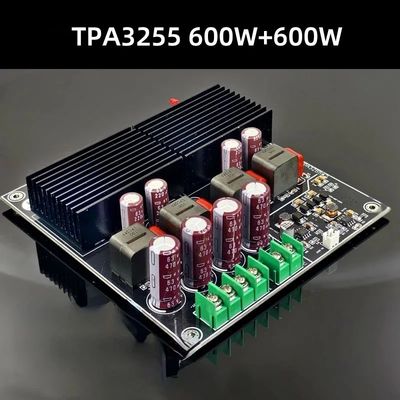 SAMP-200 HIFI Dual Core TPA3255 600W Amplificador de Potência Digital de Classe D para Áudio Profissional