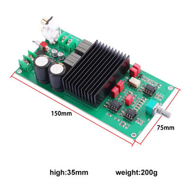 Tabela de amplificador digital de 600W com chip TPA3255 para sistemas de áudio profissionais de canais 2.0