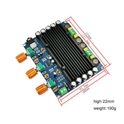 2 canais 150W Amplificador profissional TPA3116D2 placa de áudio digital para sistemas de som de alta potência