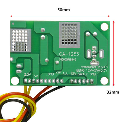 12V a 5V a 3,3V módulo de alimentação LCD placa de conversão de corrente contínua com circuito integrado