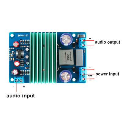 Tabela de amplificador digital HIFI de classe D de 250 W com LM3886 para sistemas de áudio profissionais