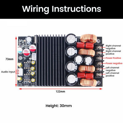 TPA3255 Audiófilo 300W 300W 2.0 Bi-Channel Stereo Module para configuração de áudio profissional