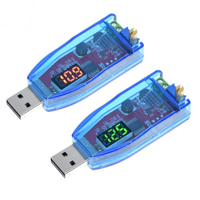 Potenciômetro ajustável USB Step Up/Down Converter para LED DC-DC 5V para DC 1-24V Power