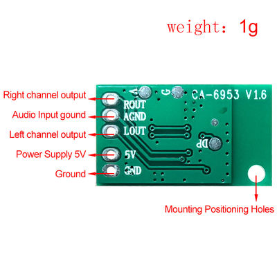 Pure BT 5.0 Module 5G Chipset 5.0 BT Amplifier Board para Leitor de Áudio de Alto-falante