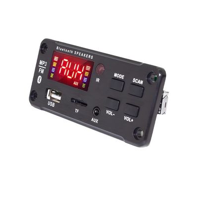 FLAC suportado 2 * 40W High Power Car Bluetooth Audio Motherboard com Bluetooth 5.0 para decodificação de música sem perdas