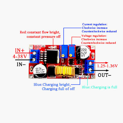 5A Corrente Constante Voltagem Constante LED Driver Converter Board XL4015 Modulo de alimentação