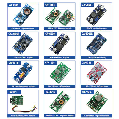 Tipo de montagem padrão Módulo DC-DC Step-Down para placa de circuito PCB de alimentação de 10-18V