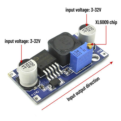 LED e LCD Compatível 43*22mm Super XL6009 DC-DC Boost Module com saída ajustável