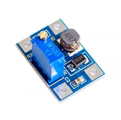 Modulo de conversor de aumento de tensão Step-UP 2A para a implementação da fonte de alimentação CC-DC SX1308