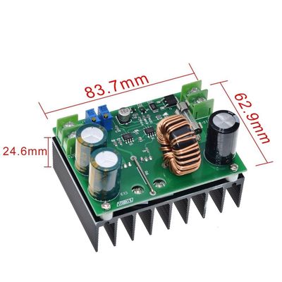 Placa de conversão de impulso DC-DC de 12-60V a 12-80V com padrão de frequência de saída de 600W 10A