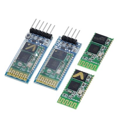 Modulo Bluetooth sem fio HC-05 HC-06 Transceptor RF com 2.4G Frequência 3.3V Nível TTL e 10 Meter Range UART Converter