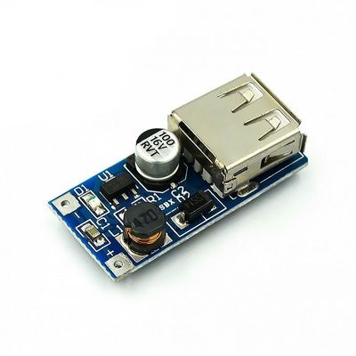 Bateria de célula única Modulo de alimentação 5V 600MA Carregador Conversor de impulso DC-DC