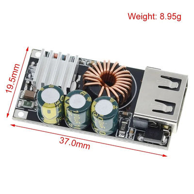 Carregamento de emergência de telemóvel com QC3.0 DIY Fast Charger Board e 24W Power Supply