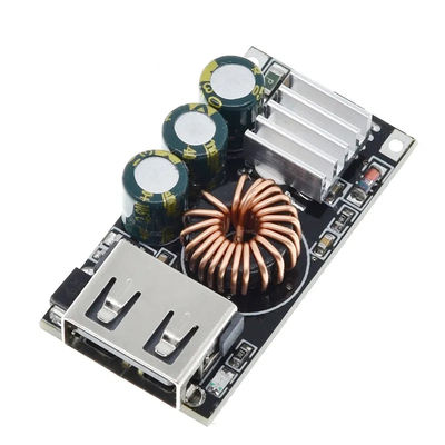 Carregamento de emergência de telemóvel com QC3.0 DIY Fast Charger Board e 24W Power Supply