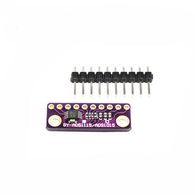 ADS1115 ADS1015 16 bits ADC 4 canais módulo amplificador de ganho programável 2.0V a 5.5V
