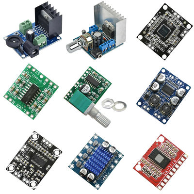 Modulo de amplificador de energia digital de 35 W TDA8932 Placa de áudio azul para tensão de trabalho DC 10-30V