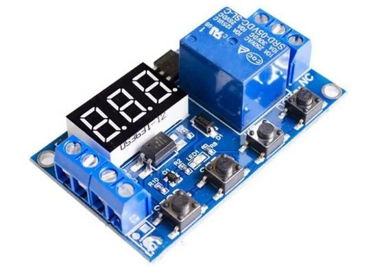 Display digital LED de 12 V selado, com temporizador ligado/desligado, com painel de comutação de revezamento para fabricação de PCB