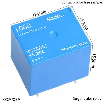PCB Mini Rele Electromagnético T73 Potência 10A 10amp 1 Co Dc 5V 12V 24 24V 24vdc 4 Pin 5Pines 5 Pines