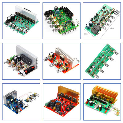 Dual AC Series Power Amplifier Board Preamp DX338A com Dual 12V Linear e Comparadores
