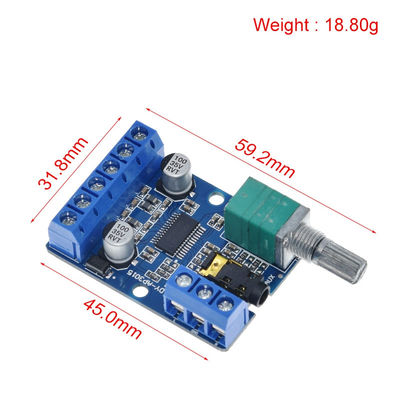 30Wx2 High Power Stereo Digital Amplifier Board com 12V/24V Power Supply para projetos de áudio DIY