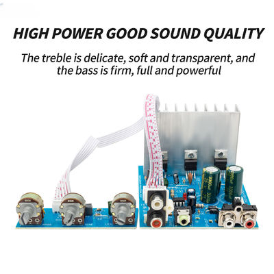 Placa amplificadora de potência de subwoofer TDA2030 2.1CH 15W * 2 30W Amplificador de áudio estéreo com alimentação dupla AC 12V
