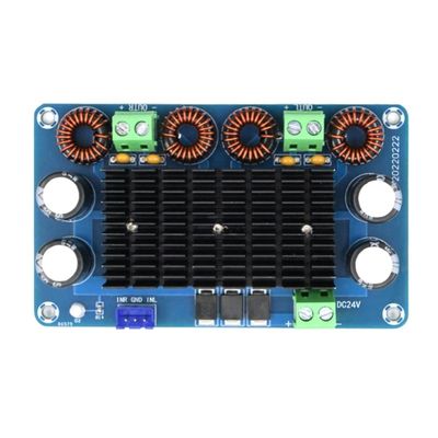 Placa de áudio amplificadora de alta potência 150W + 150W com saída DC 12-28V para equalizador estéreo de home theater
