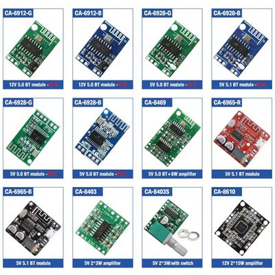 6-12V Single Amplifier Audio Board TDA2030 Modulo de alimentação Embalagem Tipo de saco