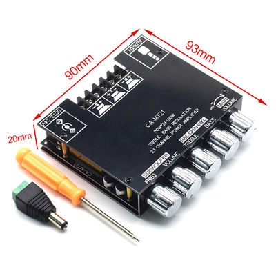 CA-MT21 2.1 Canal BT 5.0 Subwoofer Amplifier Board 2*50W+100W 12-24V AMP+BT