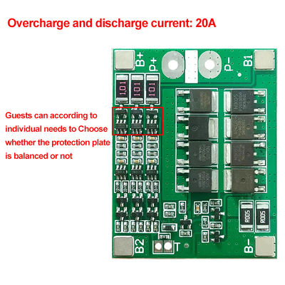 CA-3S-25A-B-T Li-Ion 18650 BMS PCM Battery Protection Board BMS PCM Com Balanço Para Li-Ion Lipo Battery Cell Pack Module DIY