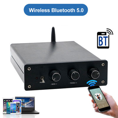 100W*2+200W Amplificador de Potência de Áudio para Casa com Bluetooth 5.0 e 2.1 Channel Mini HiFi Stereo Classe D Amplificador Digital