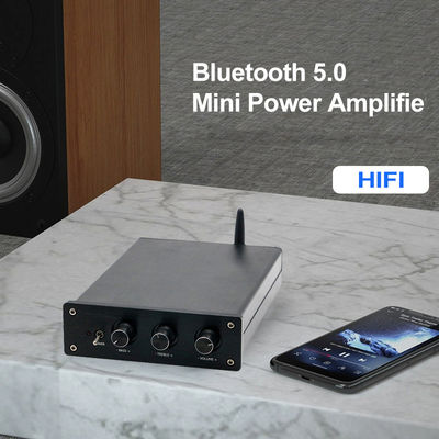 100W*2+200W Amplificador de Potência de Áudio para Casa com Bluetooth 5.0 e 2.1 Channel Mini HiFi Stereo Classe D Amplificador Digital