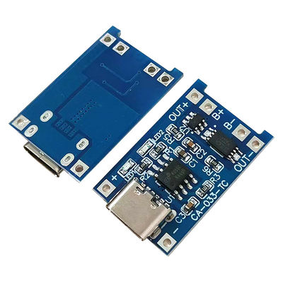 CA-033 Micro Type-C USB 5V placa de carregamento dupla função 1A módulo de carregador de bateria de lítio de iões de lítio 18650 TP4056 ICs Produto
