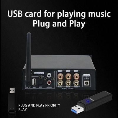 2.1 Canal de potência de saída de 100 W Wireless Bluetooth Digital Audio HIFI Amplificador de potência para áudio doméstico
