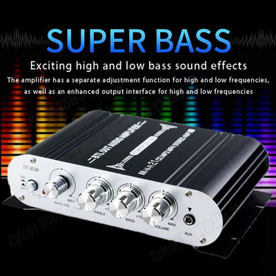 Placa amplificadora de 12V de 2.1 canais com potência de saída 80WX2 + 80W para áudio digital hi-fi doméstico
