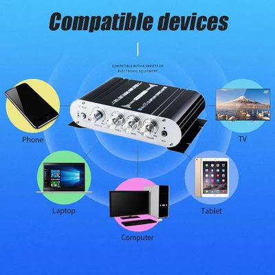Placa amplificadora de 12V de 2.1 canais com potência de saída 80WX2 + 80W para áudio digital hi-fi doméstico