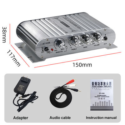 Placa amplificadora de 12V de 2.1 canais com potência de saída 80WX2 + 80W para áudio digital hi-fi doméstico